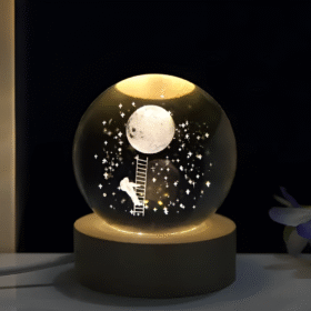 3D Astronaut Moon Globe Lamp